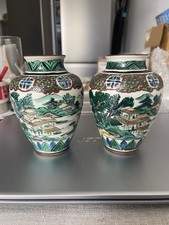 Pair kutani vases for sale  LIVERPOOL