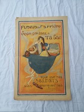 Affiche ancienne fumeurs d'occasion  Chartres