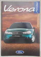 Folheto de vendas de carros Ford Mondeo Verona OUTUBRO 1997#FA1294/2 comprar usado  Enviando para Brazil