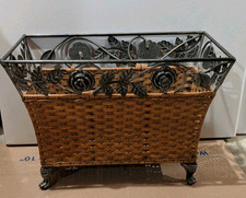 Wicker rattan metal for sale  Dayville