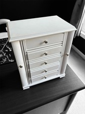 White wooden jewelry for sale  Columbus