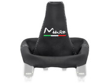 PER LANCIA MUSA 2004-2012 CUFFIA LEVA CAMBIO PELLE NERA RICAMO BIANCO Italia comprar usado  Enviando para Brazil