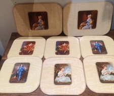 Vintage placemats famous for sale  MARKET RASEN