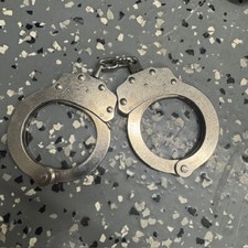 Peerless handcuffs nickle for sale  San Clemente