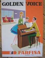 Farfisa 1961 brochure usato  Torino