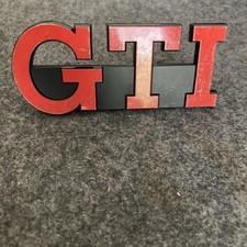 Emblema Volkswagen GTI Mk1 (sem marcas na parte de trás) comprar usado  Enviando para Brazil