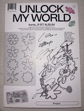 Fromis_9 [Desbloquear Meu Mundo] Álbum Assinado Autografado para Todos os Membros Fromis 9 comprar usado  Enviando para Brazil
