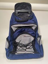 Mochila Travelpro bagagem de mão com rodas viagem de negócios bolsa para laptop preta e azul comprar usado  Enviando para Brazil