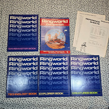 Lote de RPG Ringworld Chaosium 1984 – 4 livros principais + companheiro + folhas de referência comprar usado  Enviando para Brazil