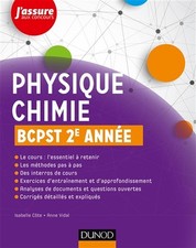 Physique chimie bcpst d'occasion  France