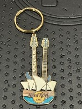 CHAVEIRO HARD ROCK SYDNEY BRAÇO DUPLO GUITARRA CAFÉ comprar usado  Enviando para Brazil