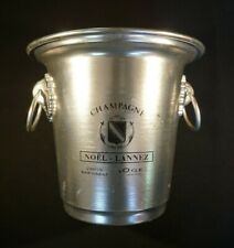 Usado, Lindo balde de champanhe vintage francês de alumínio Noel-Lannec comprar usado  Enviando para Brazil