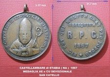 Napoli medaglia devozionale usato  Battipaglia