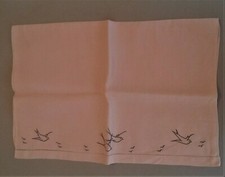 Funda Lencería Guarda Pijama Bordado Mano Sobre Hilo Golondrinas comprar usado  Enviando para Brazil