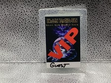 Iron Maiden Tour Vip Backstage Pass Brave New World Tour Laminate Pass, usado comprar usado  Enviando para Brazil
