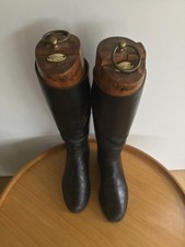 Vintage black leather for sale  ALRESFORD