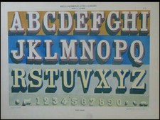 Lettres alphabet 1903 d'occasion  Rennes-