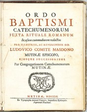 Ordo baptismi catechumenorum usato  Italia