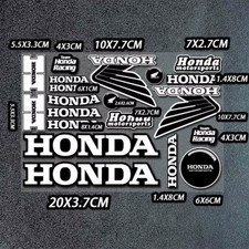 Honda motorsports stickers for sale  LONDON