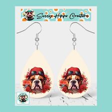 Earrings english bulldog for sale  Porter