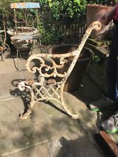 victorian cast iron garden bench ends for sale  LONDON