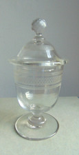 Ancien moutardier cristal d'occasion  Soissons