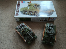 Tamiya scale sherman for sale  SWANSEA