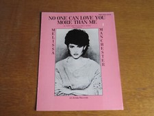 MELISSA MANCHESTER - NO-ONE CAN LOVE YOU MORE THAN ME - ORIGINAL SHEET MUSIC (H) comprar usado  Enviando para Brazil