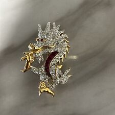 Swarovski dragon brooch for sale  Hilo