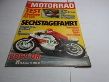 Motorrad zeitschrift 1973 gebraucht kaufen  Höchstädt a.d.Donau