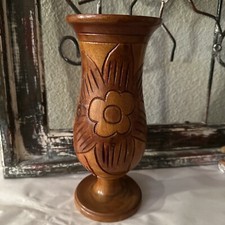 Vintage wooden vase for sale  Valley Center