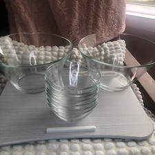 Glass salad serving for sale  Chesterfield
