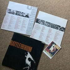 Rattle hum vinyl for sale  STROUD