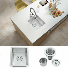 Pia de cozinha 13 x 15 x 8 polegadas nano undermount tigela única aço inoxidável feita à mão comprar usado  Enviando para Brazil