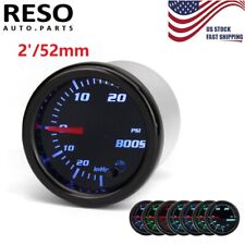 Medidor de pressão 2-1/16" 52mm Turbo Boost Gauge 7 cores colorido digital 0-30 PSI comprar usado  Enviando para Brazil