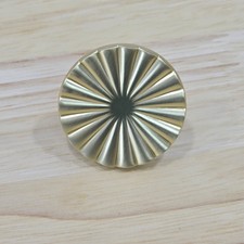 Botão de armário redondo dourado escovado cozinha cômoda puxar móveis ferragens comprar usado  Enviando para Brazil
