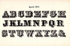 Antique 1906 alphabet for sale  Harborton