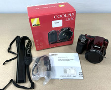 Câmera Digital Nikon COOLPIX L830 16.0MP 34X Zoom Vermelha. Testado e funciona comprar usado  Enviando para Brazil