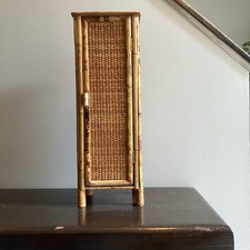 Vintage bamboo cabinet for sale  Lincoln