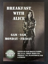 Breakfast alice cooper for sale  STRATHAVEN