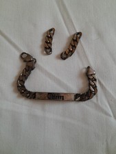 Bracelet gourmette argent d'occasion  Habsheim