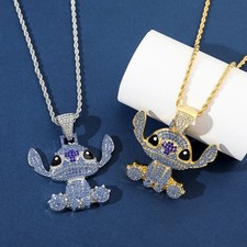 Collana stitch disney usato  Torino