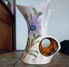 Vase pichet decor d'occasion  Sainte-Florine