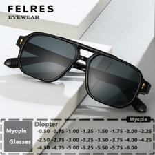 Óculos masculinos quadrados coloridos moda miopia miopia lazer retrô óculos de sombra, usado comprar usado  Enviando para Brazil