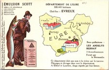 Carte departement eure d'occasion  France