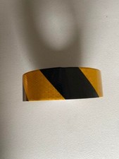 Usado, Rolo de fita de segurança reflexiva impermeável 2"X150' amarelo preto listrado piso Mar... comprar usado  Enviando para Brazil