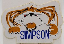 Adesivo simpson cane usato  Sarzana