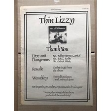 Thin lizzy live for sale  CHESTERFIELD