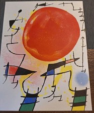 Joan miro lithographie gebraucht kaufen  Münster