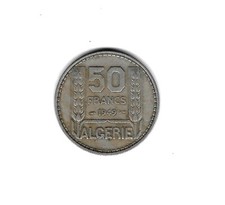 Monnaie francs algerie d'occasion  Saint-Genis-Laval